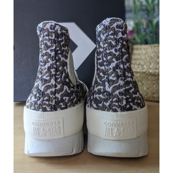 NIB Converse CTAS Desert Camo Lugged 2.0 Jacquard Platform High Top Shoes W9 M7 - Picture 7 of 12
